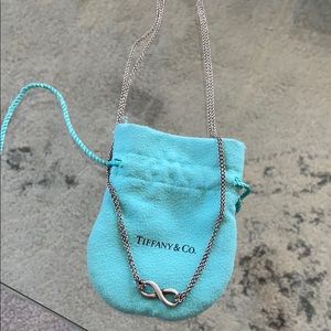 REAL Tiffany & Co infinity necklace